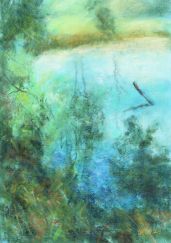 obraz Hladina tyrkysu autor Jan Holec